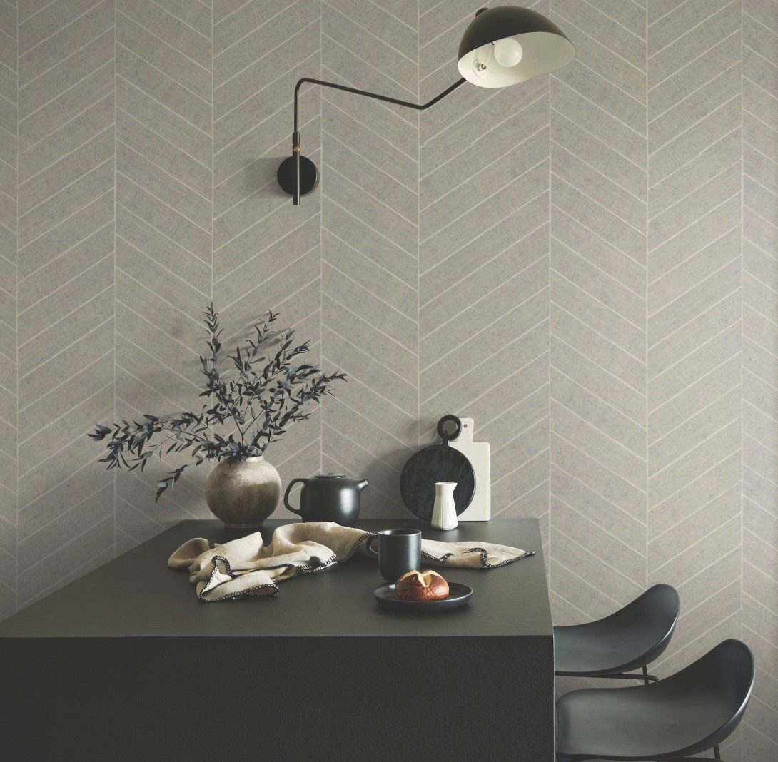 York HO2109GV Ronald Redding Grasscloth & Natural Resource Atelier Herringbone Linen - tapeta z rafii