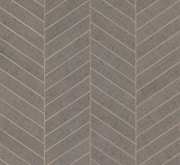 York HO2110GV Ronald Redding Grasscloth & Natural Resource Atelier Herringbone  Natural Grey - tapeta z rafii