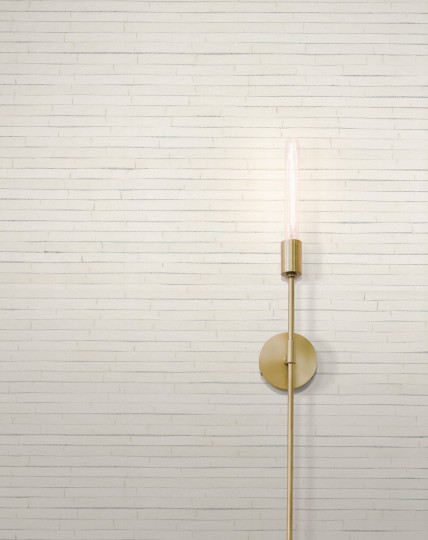 York GV0251 Ronald Redding Grasscloth & Natural Resource Handcrafted Shimmering White/Silver - tapeta w paski z metalicznymi akcentami