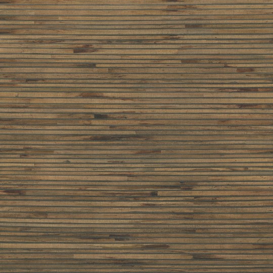 York GV0236 Ronald Redding Grasscloth & Natural Resource Hyacinth Leaf Natural - brązowa tapeta strukturalna w paski