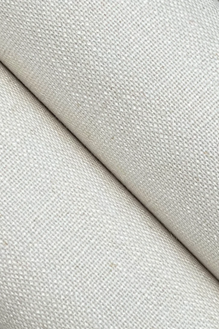 York GV0228 Ronald Redding Grasscloth & Natural Resource Classic Linen White - lniana tapeta