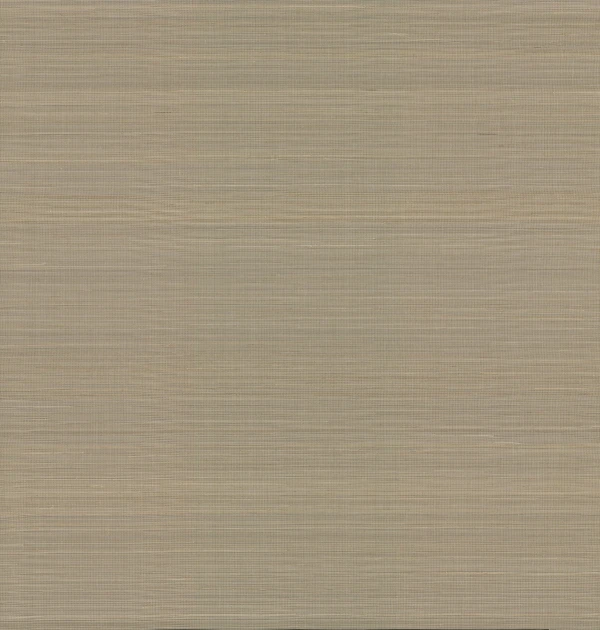 York GL0500GV Ronald Redding Grasscloth & Natural Resource Abaca Weave Taupe - tapeta z ręcznie tkanych włókien z liści abacki