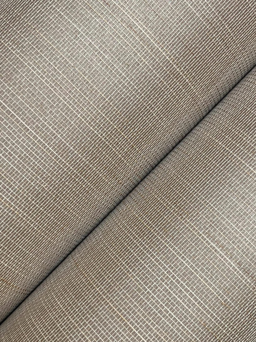 York GL0501GV Ronald Redding Grasscloth & Natural Resource Abaca Weave Beige - tapeta z ręcznie tkanych włókien z liści abacki