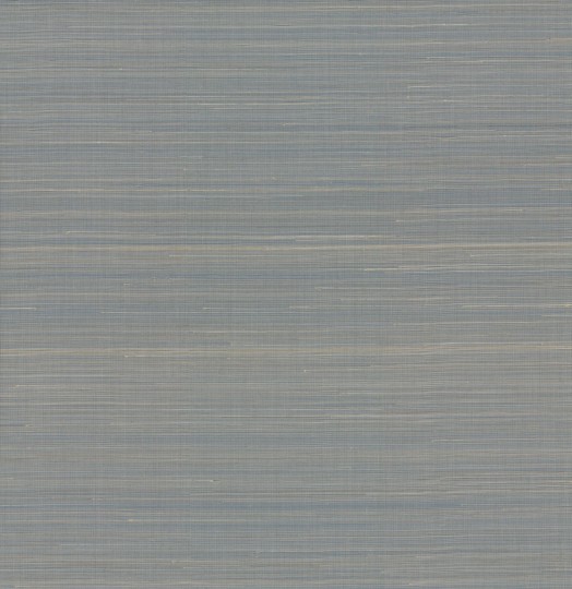 York GL0503GV Ronald Redding Grasscloth & Natural Resource Abaca Weave Blue - tapeta z ręcznie tkanych włókien z liści abacki