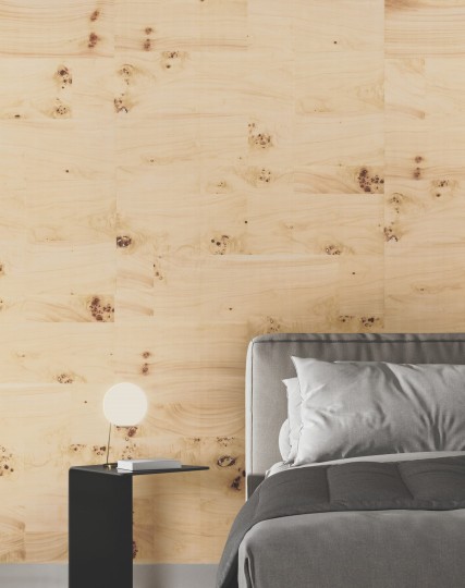 York GV0266 Ronald Redding Grasscloth & Natural Resource Burlwood Natural - tapeta imitująca drewniane deski