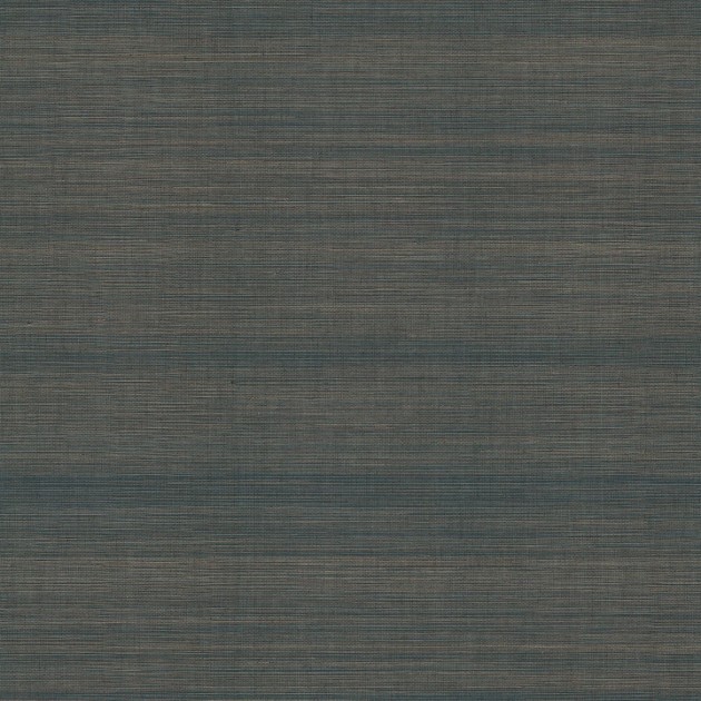York GV0271 Ronald Redding Grasscloth & Natural Resource Modern Abaca Natural on Peacock - tapeta z liści abacki w delikatne paski