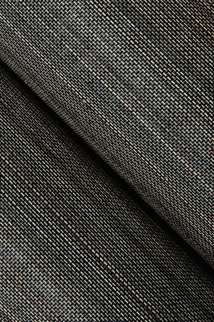 York GV0271 Ronald Redding Grasscloth & Natural Resource Modern Abaca Natural on Peacock - tapeta z liści abacki w delikatne paski