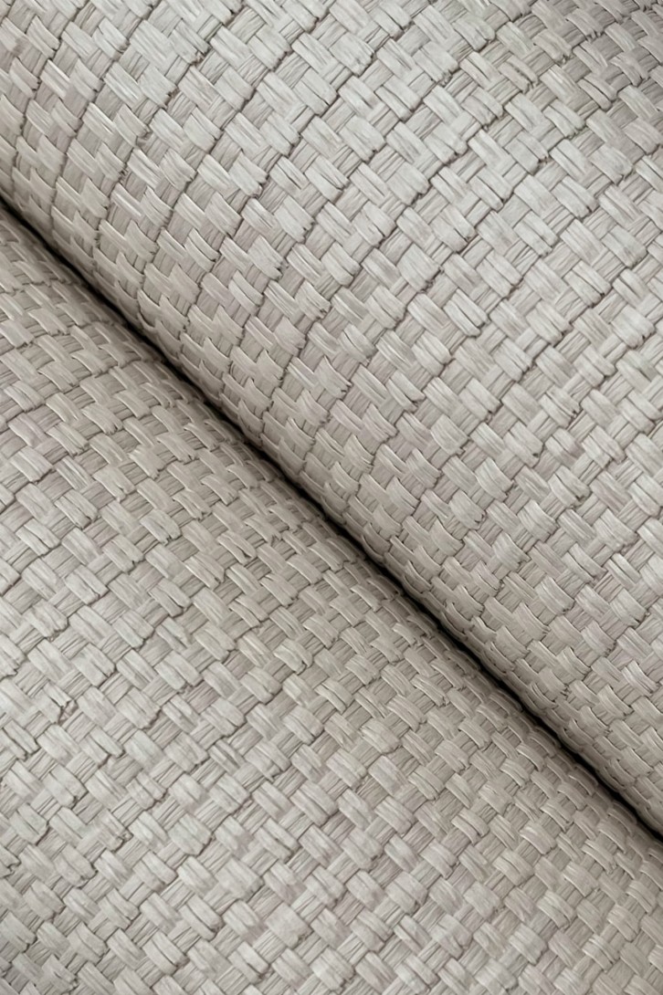 York GV0263 Ronald Redding Grasscloth & Natural Resource Wicker Work Taupe - beżowoszara tapeta strukturalna