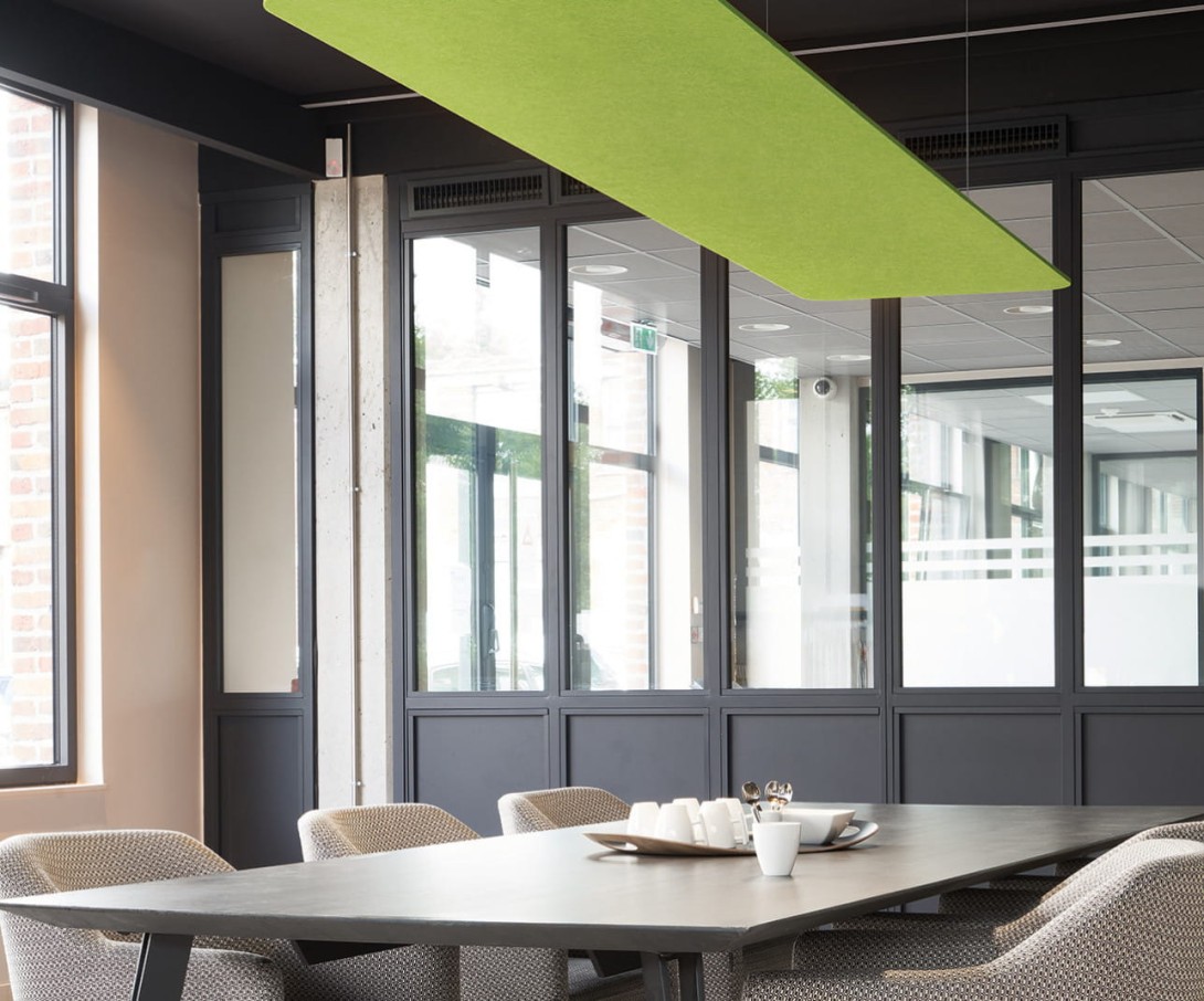 Texdecor 1200x600 Slim Panel Ilot - panel akustyczny zintegrowany z oświetleniem