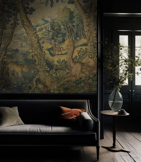 Wallcolors TAP-9088 Vintage Therapy Unicorn Arras - mural w jednorożce