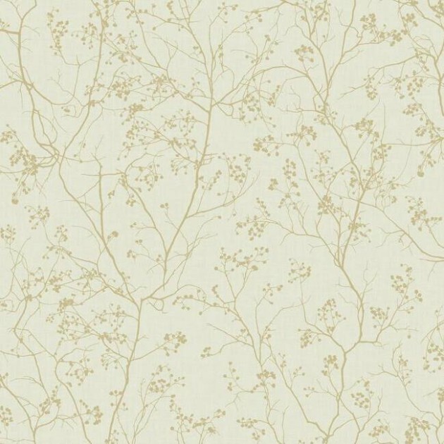 York DD3812 Antonina Vella Dazzling Dimensions Vol II Luminous Branches Cream/Gold - tapeta w roślinny motyw