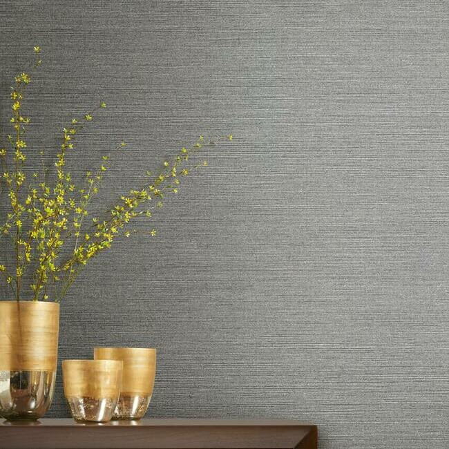 York DD3731 Antonina Vella Dazzling Dimensions Vol II Shining Sisal Silver/White - strukturalna tapeta z sizalu z metalicznymi akcentami
