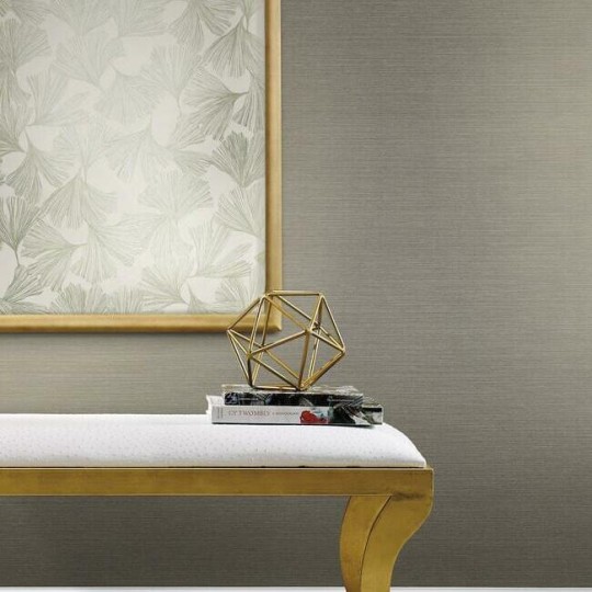 York DD3732 Antonina Vella Dazzling Dimensions Vol II Shining Sisal Glint/White - strukturalna tapeta z sizalu z metalicznymi akcentami