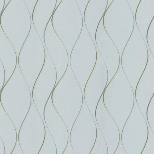 York DD3701 Antonina Vella Dazzling Dimensions Vol II Wavy Stripe Light Blue - tapeta w metaliczne linie