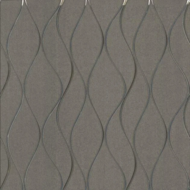York Y6201405 Antonina Vella Dazzling Dimensions Vol II Wavy Stripe Charcoal - tapeta w metaliczne linie