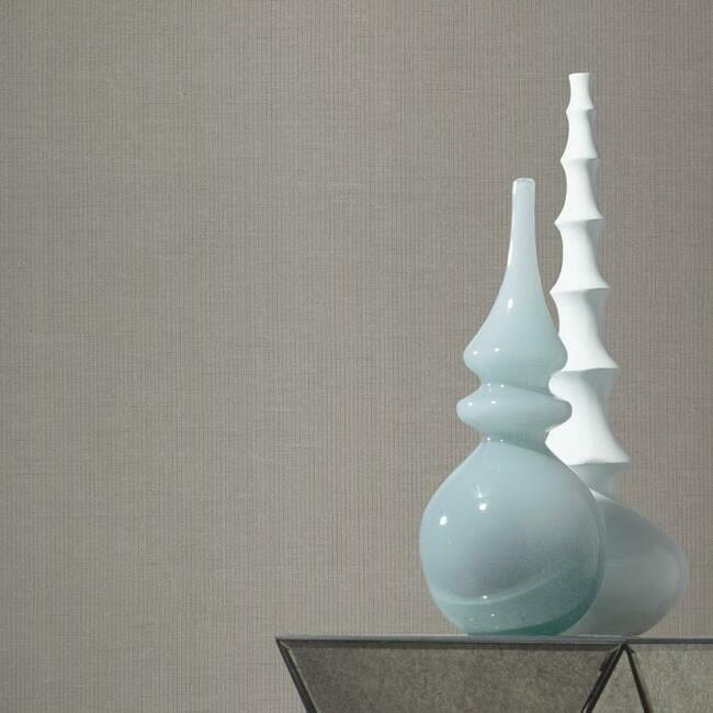 York DD3774 Antonina Vella Dazzling Dimensions Vol II Gossamer Woven Silver/Grey - szara tapeta strukturalna