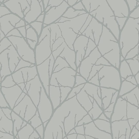 York MD7123 Antonina Vella Modern Metals Second Edition Trees Silhouette Smokey Blue/Silver - tapeta w gałęzie