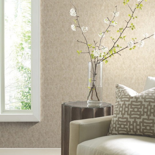 York WP-1157 Antonina Vella Modern Metals Second Edition Shimmering Patina On Cream - tapeta z efektem metalicznej patyny