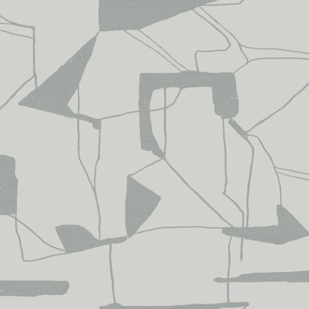 York MD7111 Antonina Vella Modern Metals Second Edition Abstract Geo Fog/Silver - tapeta w abstrakcyjny motyw geometryczny