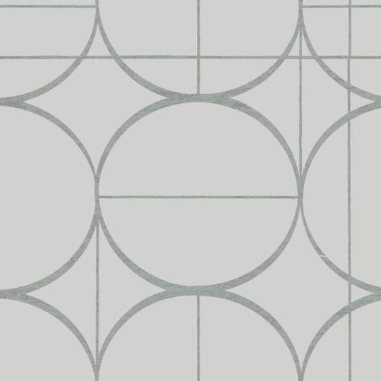 York MD7205 Antonina Vella Modern Metals Second Edition Sun Circles Fog/Silver - tapeta w geometryczny motyw