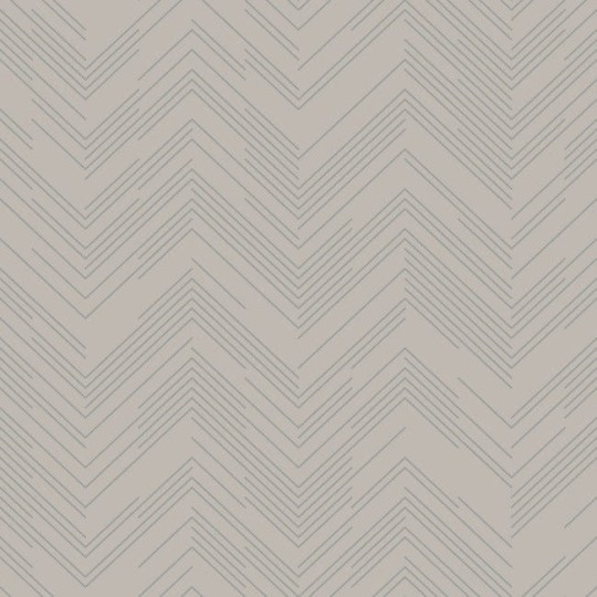 York MD7227 Antonina Vella Modern Metals Second Edition Polished Chevron Taupe/Silver - tapeta w motyw jodełki