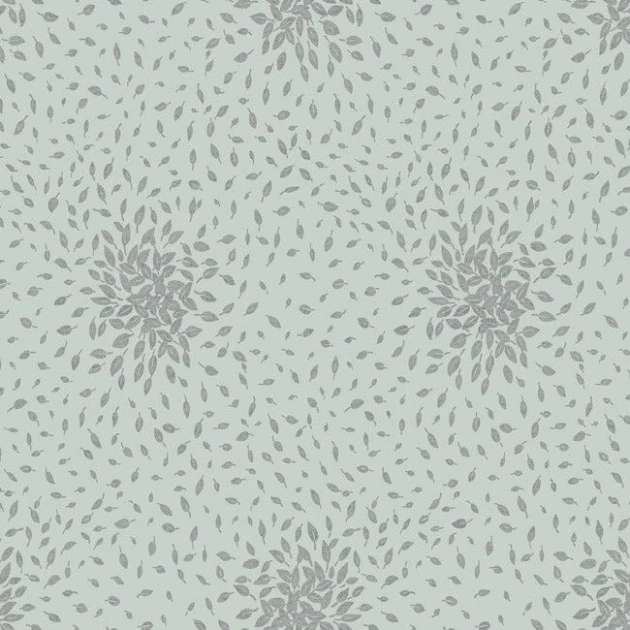 York MD7101 Antonina Vella Modern Metals Second Edition Petite Leaves Spa/Silver - tapeta w roślinny motyw