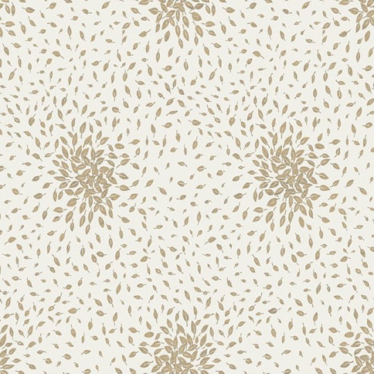 York MD7103 Antonina Vella Modern Metals Second Edition Petite Leaves Cream/Gold - tapeta w roślinny motyw
