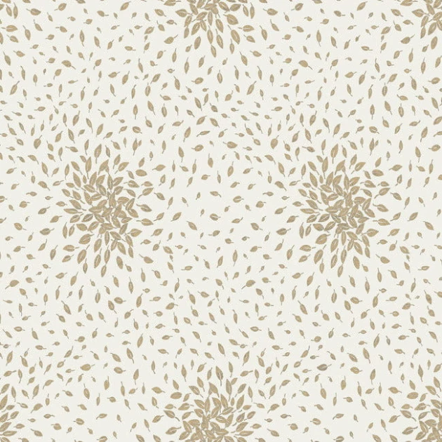 York MD7103 Antonina Vella Modern Metals Second Edition Petite Leaves Cream/Gold - tapeta w roślinny motyw