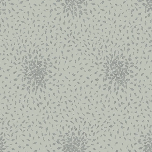 York MD7104 Antonina Vella Modern Metals Second Edition Petite Leaves Eucalyptus/Silver - tapeta w roślinny motyw