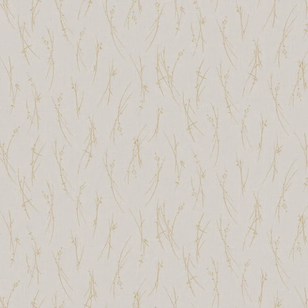 York MD7191 Antonina Vella Modern Metals Second Edition Sprigs Light Grey/Gold - tapeta w roślinny motyw