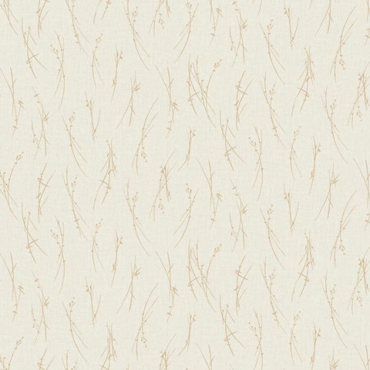 York MD7192 Antonina Vella Modern Metals Second Edition Sprigs Cream/Gold - tapeta w roślinny motyw