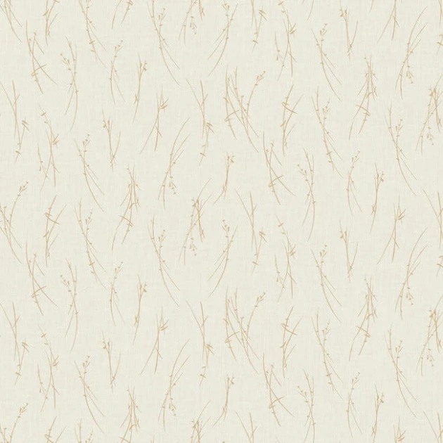 York MD7192 Antonina Vella Modern Metals Second Edition Sprigs Cream/Gold - tapeta w roślinny motyw
