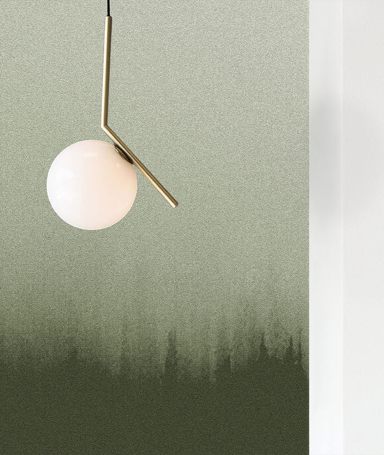 Texturae TXWF19642 Figure Nature Fire Forest B - mural w motyw lasu we mgle