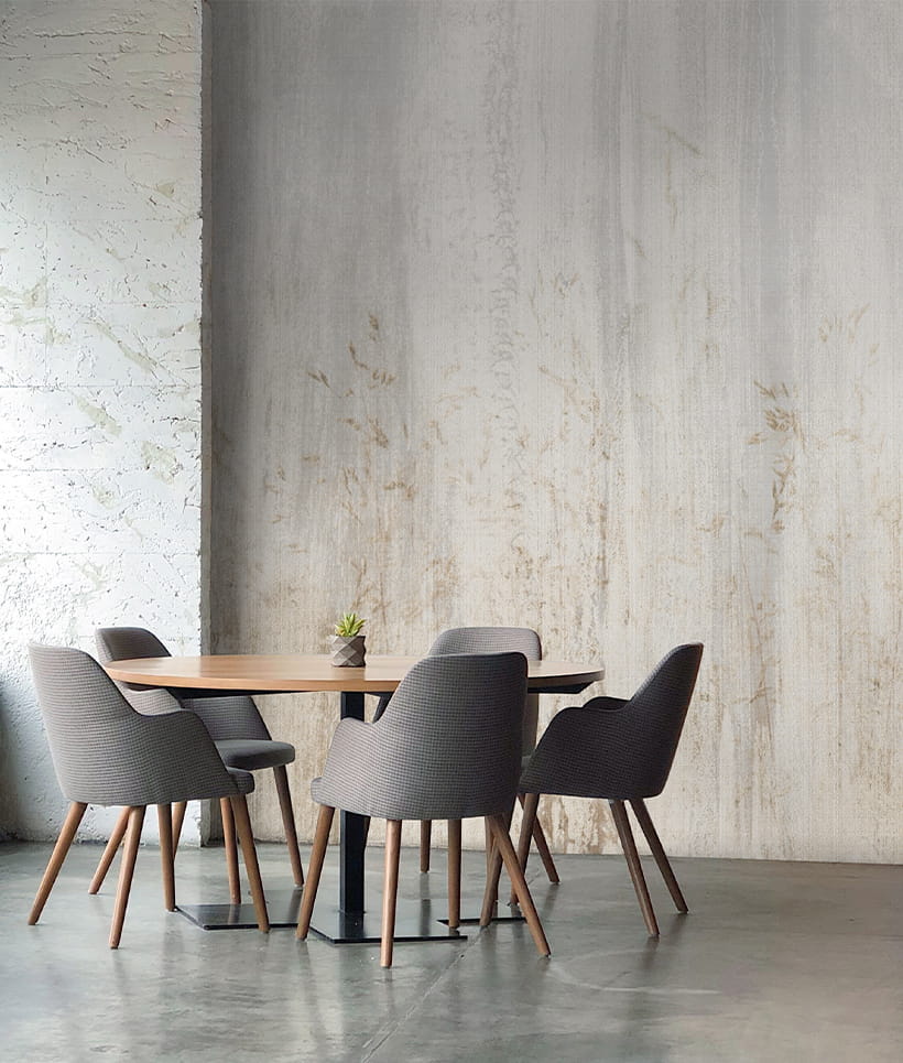 Texturae TXWF19650 Figure Nature Roots A - mural w trawy na surowym tle