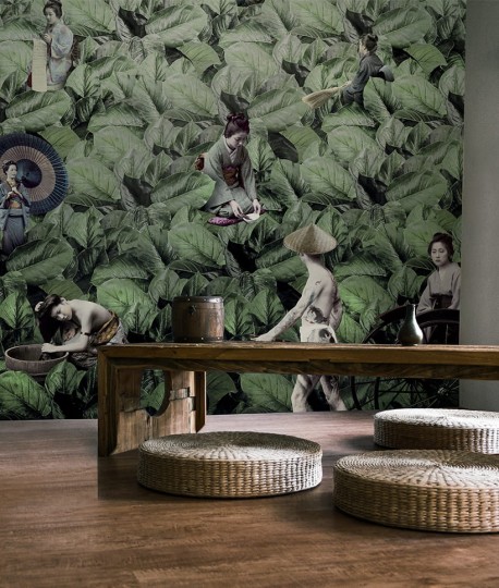 Texturae TXWR16297 Figure Nature Masami B - mural w japoński motyw