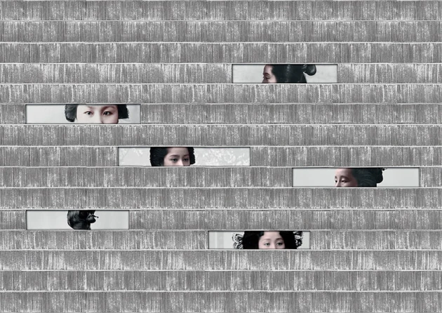 Texturae TXWR16298 Figure Nature Kazumi B - mural w japoński motyw