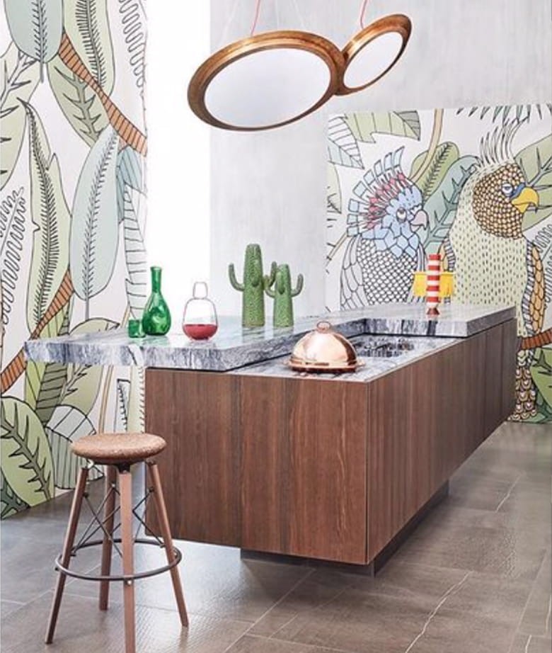 Texturae TXYN16702 Figure Nature Cockatoo A - mural w ptaki i rośliny