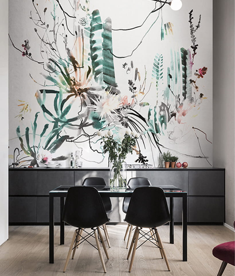 Texturae TXWR16183 Figure Nature Nester B - mural w roślinny abstrakcyjny motyw