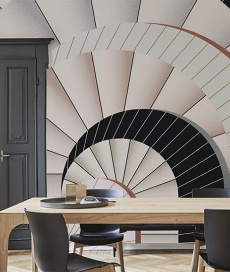 Texturae TXWR18455 Figure Geometric Vault B - mural w abstrakcyjny motyw