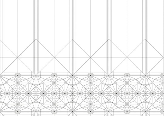Texturae TXWR16246 Figure Geometric Butterfly B - mural w geometryczny motyw