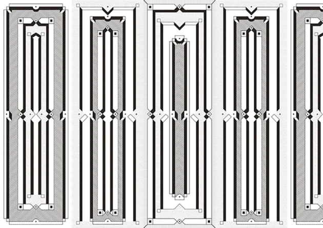 Texturae TXWR16224 Figure Geometric Boiserie II A - mural w geometryczny motyw