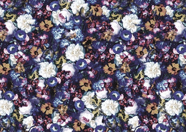 Texturae TXWR16215 Texture Nature Tender Is The Night B - mural w kwiaty