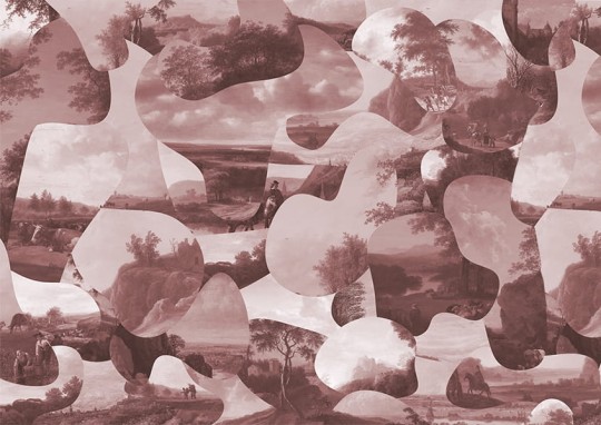 Texturae TXWR16177 Texture Nature Landschap A - mural w holenderski krajobraz