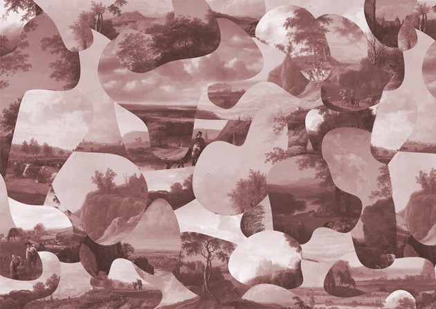 Texturae TXWR16177 Texture Nature Landschap A - mural w holenderski krajobraz