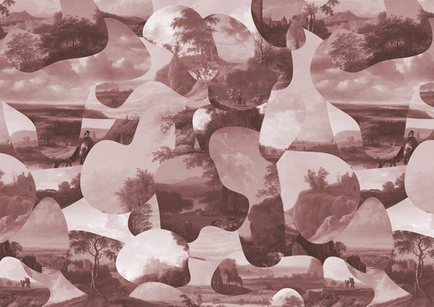 Texturae TXWR16177 Texture Nature Landschap B - mural w holenderski krajobraz