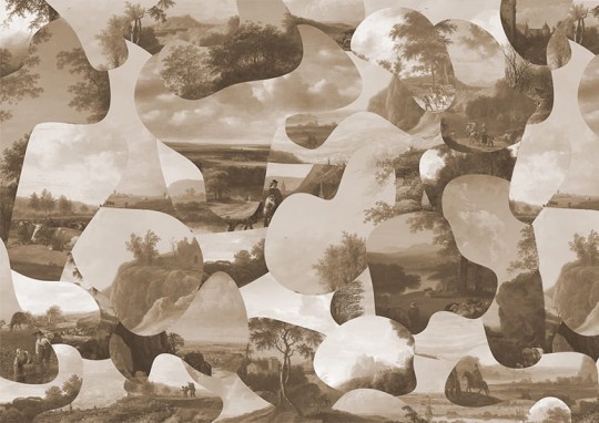 Texturae TXWR16178 Texture Nature Landschap A - mural w holenderski krajobraz