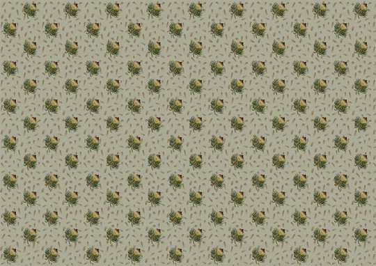 Texturae TXWR16291 Pattern Nature Gradient Flowers I A - mural w roślinny wzór