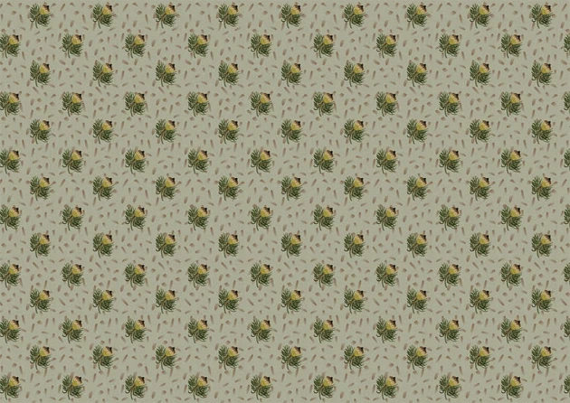 Texturae TXWR16291 Pattern Nature Gradient Flowers I B - mural w roślinny wzór