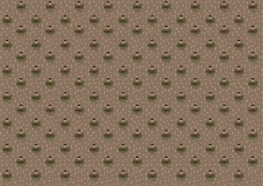 Texturae TXWR16293 Pattern Nature Gradient Flowers II A - mural w roślinny wzór