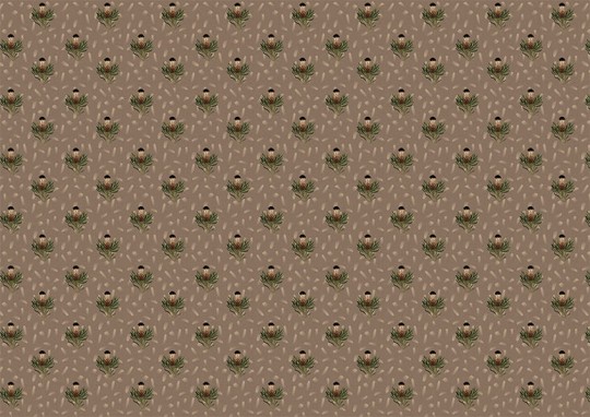 Texturae TXWR16293 Pattern Nature Gradient Flowers II B - mural w roślinny wzór